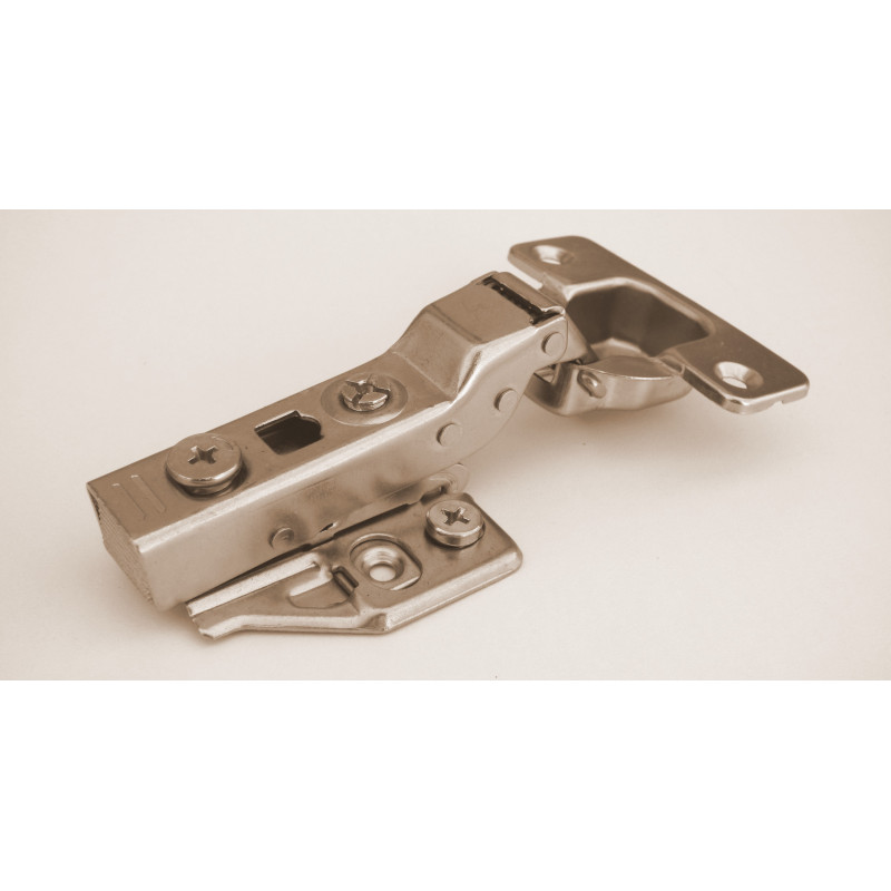 Half Overlay Hydraulic Hinge With Clip-On 3D Base