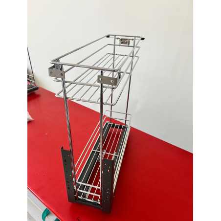 Two-Shelf Grid Brake Mounted Under