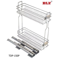 Two-Shelf Grid Side Mounted