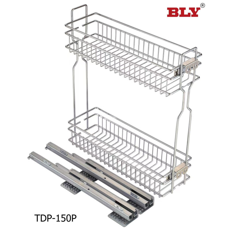 Two-Shelf Grid Side Mounted