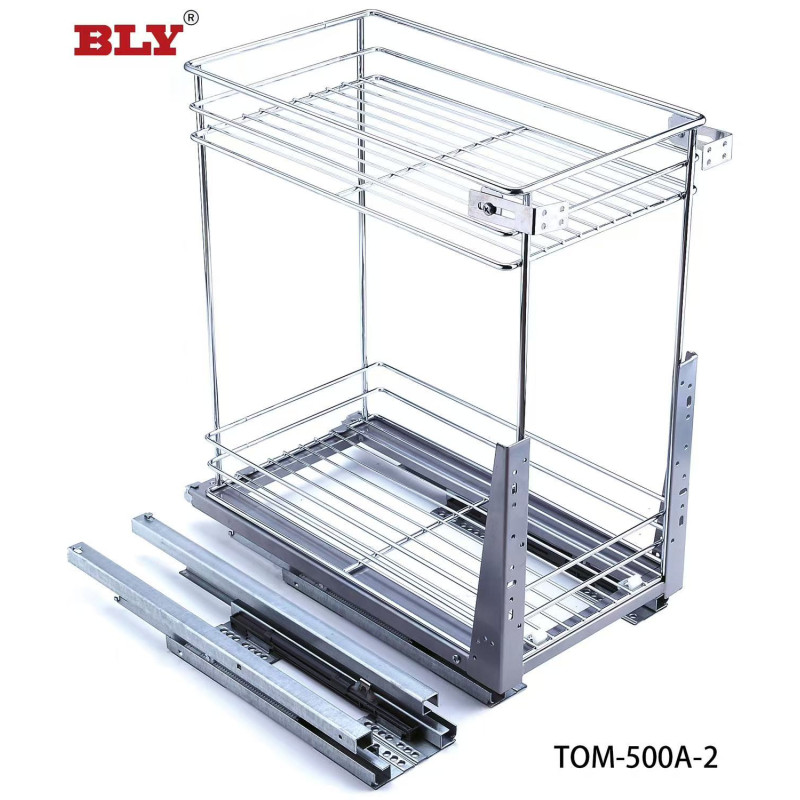 Two-Shelf Grid Brake Mounted Under